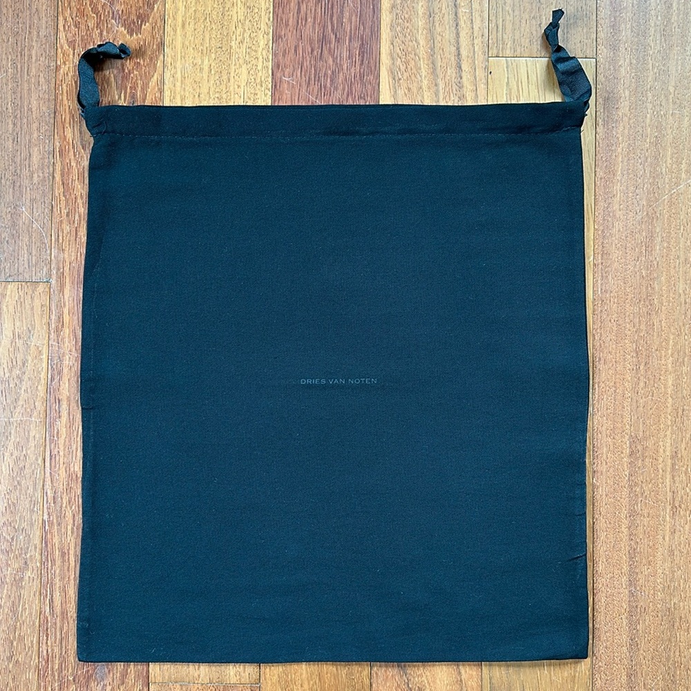 Dries Van Noten Black Duster Dust Bag